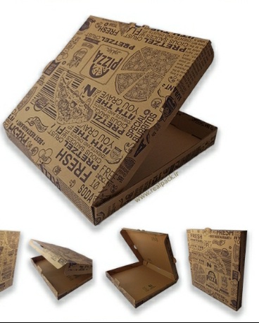 جعبه پیتزا ایفلوت چاپ عمومی سایز ۲۴